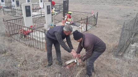 Qazaxda Novruz bayramı ərəfəsində Şəhidlər Xiyabanları və qəbiristanlıqlarda iməcilik keçirilib