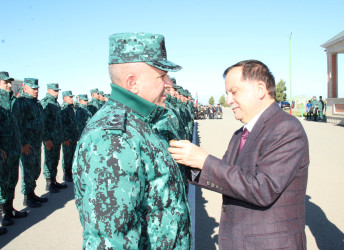 Qazaxda Icra başçısı Rəcəb Babaşov və rayonun hüquq-mühafizə orqanlarının rəhbərləri sərhədçilərin təşkil etdiyi Zəfər bayramında iştirak ediblər