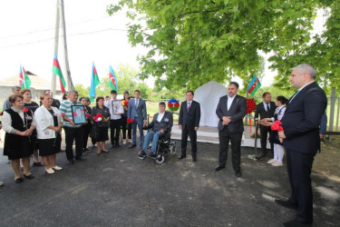 Qazaxda Birinci Qarabağ müharibəsi şəhidi Tahir Xasməmmədovun doğulduğu Qarapapaq kəndində adını əbədiləşdirən bulağın açılışı olub