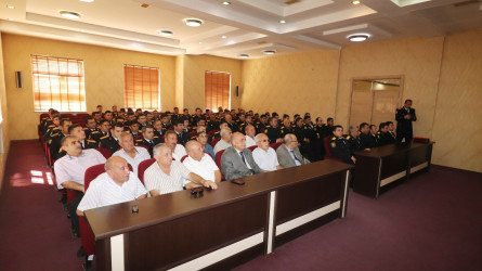 Qazaxda bir qrup Polis əməkdaşı peşə bayramları münasibətilə Fəxri Fərmanla təltif edilib