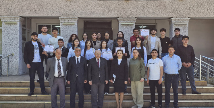 BDU-nun Qazax filialında “Müasir Azərbaycanın Demokratik Hüquqi Əsasları – Konstitusiyamız” mövzusunda Nə?, Harada?, Nə zaman? formatlı intellektual yarış keçirilib