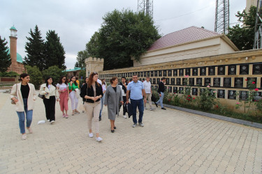 Qazaxda dərslərə başlayan ADA Universitetinin Azərbaycan dilindəki yeni magistr proqramının tələbələri rayonun görməli yerlərinə ekskursiya ediblər