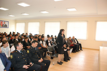 Qazaxda Kosalar, Canalı və Hüseynbəyli kənd tam orta məktəblərin şagirdləri ilə maarifləndirici görüş keçirilib