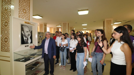 Qazaxda səfərdə olan “Gənc alimlərin yay düşərgəsi”nin iştirakçıları rayonun görməli yerlərinə ekskursiya ediblər