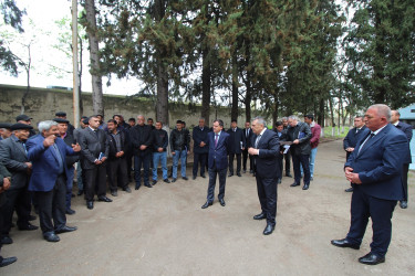 İcra başçısı və “Azərsu” ASC-nin əməkdaşları Kəmərli, Qaymaqlı və Aslanbəyli kəndlərində sakinlərin içməli su təchizatının yaxşılaşdırılması məqsədilə görülən işlərlə yerində tanış olublar