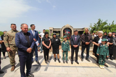 Bu gün Qazaxda şəhid Məmməd Mərdanovun doğulduğu Xanlıqlar kəndində adını əbədiləşdirən bulağın açılışı olub