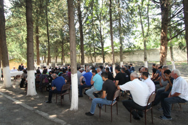 Qazaxda icra başçısının iyul ayı üzrə vətəndaşlarla keçirilən sonuncu səyyar görüşü rayonun Kəmərli kəndində olub