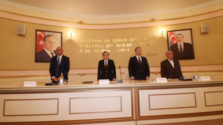 Qazaxda şair Vəli Xramçaylının 70 illiyinə həsr edilmiş yubiley tədbiri keçirilib
