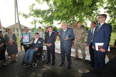 Qazaxda Birinci Qarabağ müharibəsi şəhidi Tahir Xasməmmədovun doğulduğu Qarapapaq kəndində adını əbədiləşdirən bulağın açılışı olub