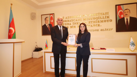 Qazaxda “15 iyun - Milli Qurtuluş Günü Azərbaycanın şanlı dövlətçilik tarixinə qızıl hərflərlə yazılan bir gündür!” mövzusunda tədbir keçirilib