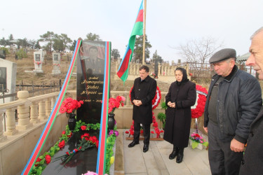 Qazaxda Vətən müharibəsi şəhidlərinin məzarları ziyarət edilib