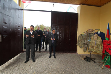 Bu gün döyüş yoldaşlarının "Qara qartal" ləqəbi verdiyi “Azərbaycan Bayrağı” ordenli kiçik gizir Röyal Mədətovun adını əbədiləşdirən ikinci bulağın açılışı olub 