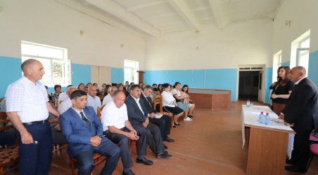 Millət vəkili Ülviyyə Ağayeva bu gün Qazax rayonunun Xanlıqlar kəndində sakinlərlə görüşüb