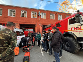 Şura gənclərinin Qazax rayonunda yerləşən dövlət müəssisələrinə ekskursiyası davam edir