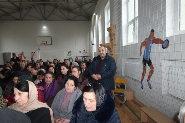 Qazaxda icra başçısının fevral ayında vətəndaşlarla nəzərdə tutulan sonuncu səyyar görüşü İkinci Şıxlı kəndində olub