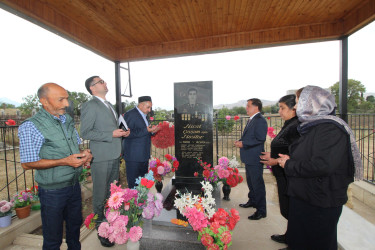 Qazaxda 27 Sentyabr - Anım Günü ərəfəsində Vətən müharibəsi şəhidlərinin məzarları ziyarət edilib