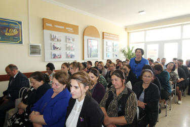 Qazaxda icra başçısının vətəndaşlarla keçirilən növbəti səyyar görüşü Ürkməzli kəndində olub