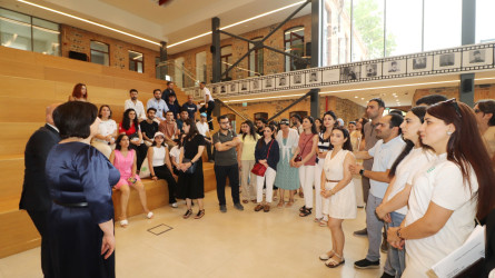 Qazaxda səfərdə olan “Gənc alimlərin yay düşərgəsi”nin iştirakçıları rayonun görməli yerlərinə ekskursiya ediblər