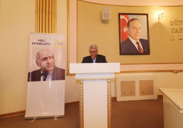 Qazaxda şair Vəli Xramçaylının 70 illiyinə həsr edilmiş yubiley tədbiri keçirilib