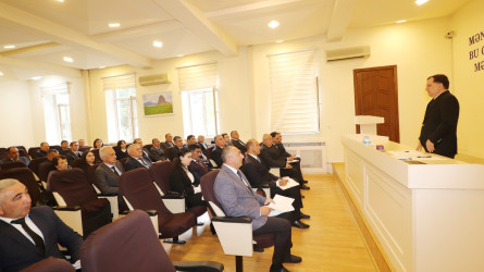Qazaxda icra nümayəndələri və bələdiyyə sədrlərinin iştirakı ilə iclas keçirilib