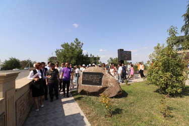 Qazaxda səfərdə olan “Gənc alimlərin yay düşərgəsi”nin iştirakçıları rayonun görməli yerlərinə ekskursiya ediblər