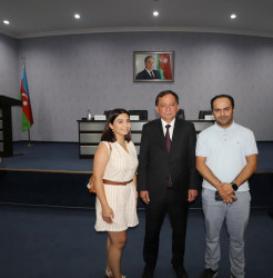 İcra başçısı Qazaxda səfərdə olan “Gənc alimlərin yay düşərgəsi”nin iştirakçıları ilə görüşüb