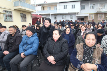 İcra başçısının növbəti səyyar görüşü Qazax şəhəri Nəriman Nərimanov yaşayış massivində yaşayan bina sakinləri ilə olub