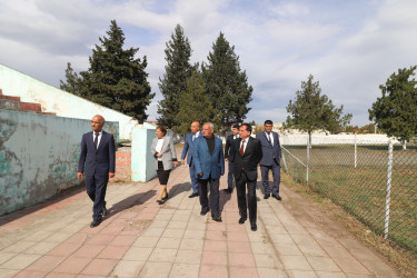 İcra başçısı Qazax şəhər stadionunda olub