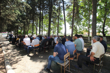 Qazaxda icra başçısının iyun ayı üzrə vətəndaşlarla keçirilən ilk səyyar görüşü rayonun Orta Salahlı kəndində olub