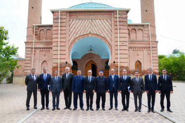 Komitə sədri Qazaxda yerləşən dini ibadətgahların fəaliyyəti ilə tanış olub