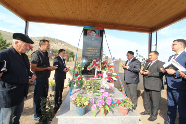 Qazaxda 27 Sentyabr - Anım Günü ərəfəsində Vətən müharibəsi şəhidlərinin məzarları ziyarət olunub