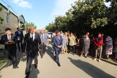 İcra başçısı Çaylı kəndində vətəndaşların müraciəti ilə yerində tanış olub