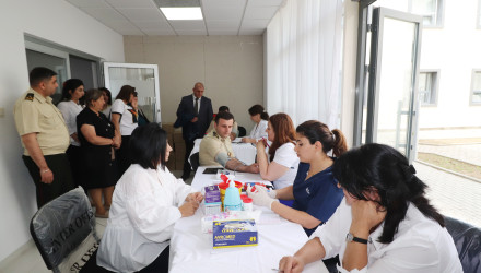 Qazaxda növbəti qanvermə aksiyası keçirilib