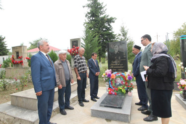 Qazaxda 27 Sentyabr - Anım Günü ərəfəsində Vətən müharibəsi şəhidlərinin məzarları ziyarət edilib