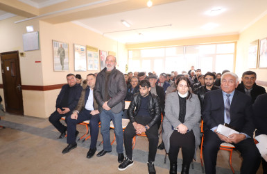 Qazaxda icra başçısının yanvar ayı üzrə vətəndaşlarla keçirilən sonuncu səyyar görüşü rayonun Aslanbəyli kəndində olub 26.01.2026