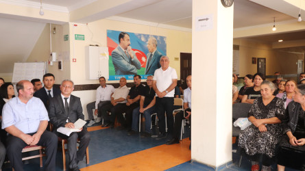 Qazaxda icra başçısının sentyabr ayı üzrə vətəndaşlarla keçirilən növbəti səyyar görüşü rayonun Birinci Şıxlı kəndində olub 14.09.2026