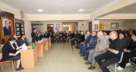 Qazaxda icra başçısının oktyabr ayı üzrə vətəndaşlarla keçirilən növbəti səyyar görüşü rayonun Ağköynək kəndində olub 09.10.2025