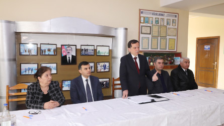 Qazaxda icra başçısının mart ayı üzrə vətəndaşlarla keçirilən növbəti səyyar görüşü rayonun Aşağı Salahlı kəndində olub 06.03.2026