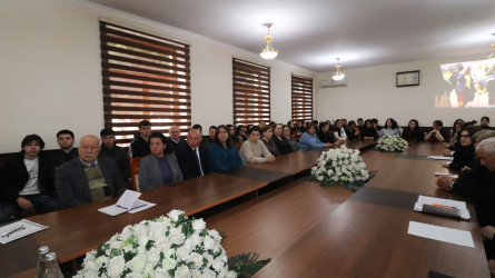 BDU-nun Qazax filialında “Xocalı faciəsi - Qalib xalqın silinməyən yaddaşı” adlı anım tədbiri keçirilib 26.02.2025
