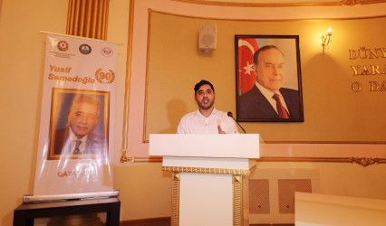 Qazaxda Xalq yazıçısı Yusif Səmədoğlunun 90 illiyi münasibətilə ədəbi-bədii gecə keçirilib-25.12.2025