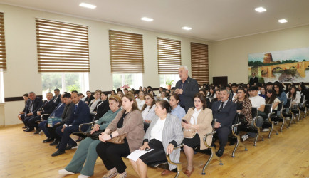 Qazaxda sağlam və rasional qidalanma, qida məhsullarının konservləşdirilməsi, həmin məhsulların saxlanılması və istifadəsi zamanı sanitariya-gigiyena norma və qaydalarına riayət olunması ilə bağlı maarifləndirici tədbir keçirilib 24.05.2025