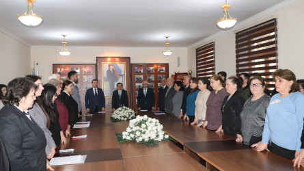 BDU-nun Qazax filialında “Xocalı faciəsi - Qalib xalqın silinməyən yaddaşı” adlı anım tədbiri keçirilib 26.02.2025