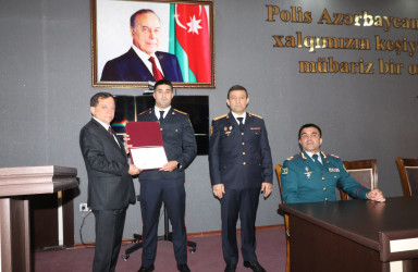 Qazaxda icra başçısı bir qrup Polis əməkdaşını peşə bayramları münasibətilə Fəxri Fərmanla təltif edib-02.07.2025