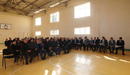 Qazaxda icra başçısının noyabr ayında vətəndaşlarla keçirilən ilk səyyar görüşü sərhəddə yerləşən Quşçu Ayrım kəndində olub 18.11.2025