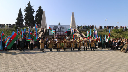 Qazaxda 8 Noyabr - Zəfər Gününün beşinci ildönümünə həsr olunmuş “Zəfərin mübarək Azərbaycan!” başlıqlı bayram tədbiri keçirilib 07.11.2025