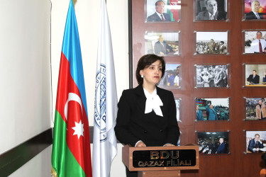 Qazaxda Xalq şairi Səməd Vurğunun 120 illik yubileyinə həsr olunmuş “Səməd Vurğun müasir milli poeziyamızın zirvəsidir” mövzusunda simpozium keçirilib 29.04.2026
