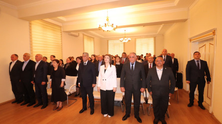Qazaxda 28 May - Müstəqillik Gününə həsr olunmuş “Müstəqillik, suverenlik müdrik xalqımızın milli sərvətidir!” mövzusunda tədbir keçirilib-25.05.2026