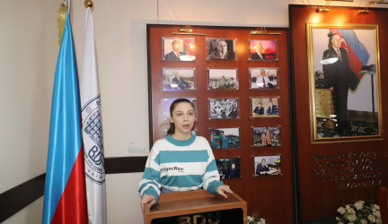 BDU-nun Qazax filialında “Xocalı faciəsi - Qalib xalqın silinməyən yaddaşı” adlı anım tədbiri keçirilib 26.02.2025