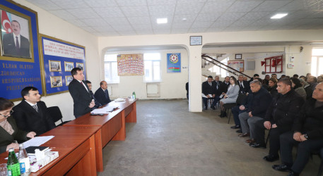 Qazaxda icra başçısının yanvar ayında vətəndaşlarla keçirilən növbəti səyyar görüşü şəhərin Nəriman Nərimanov yaşayış massivində yaşayan sakinlərlə olub 15.01.2026