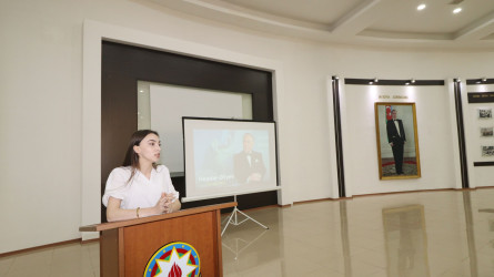 Qazaxda “Ümummilli Lider Heydər Əliyev müstəqil, suveren, demokratik, hüquqi dövlətin Azərbaycan modelinin müəllifidir” adlı elmi-praktiki konfrans keçirilib 08.05.2025